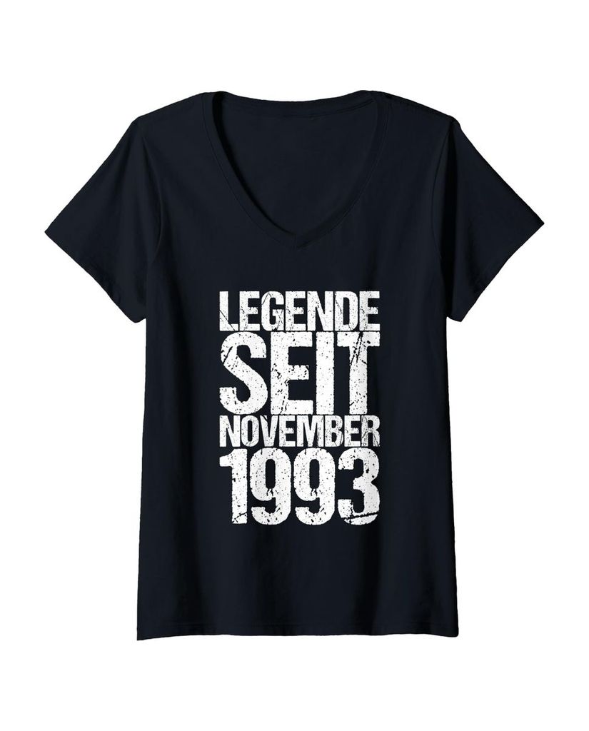 Lustiger T-Shirt mit V-Ausschnitt „Legende Seit November 1993“ | lustige-tshirts.de