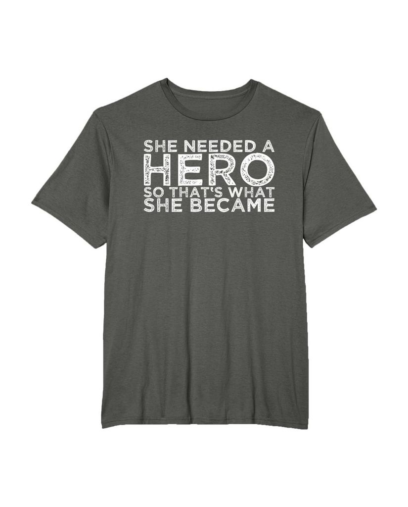T-Shirt „Sie brauchte einen Helden, also wurde“ – ein Motiv mit Pointe – Ansicht 17