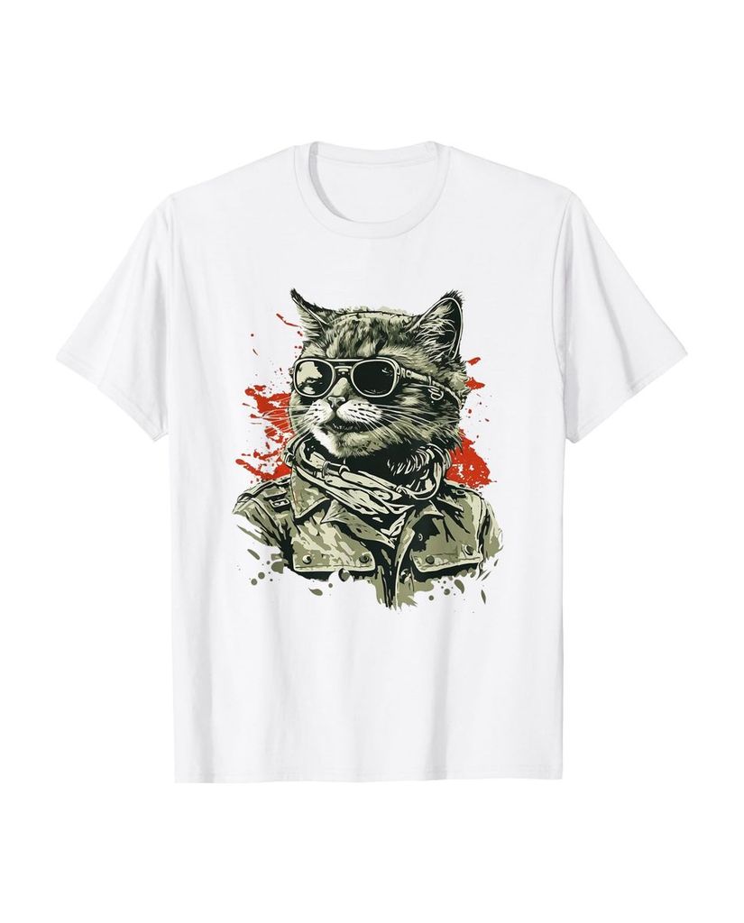 Lustiger T-Shirt „Che Guevara Katze Politische Aktivistin“ | lustige-tshirts.de