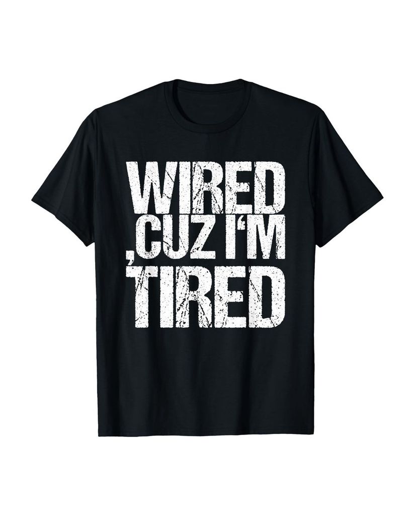 Lustiger T-Shirt „Kabelgebunden 'Cuz I'm Tired“ | lustige-tshirts.de