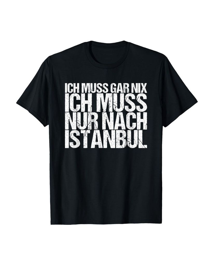 Lustiger T-Shirt „Ich Muss Gar Nix Ich Muss Nur Nach“ | lustige-tshirts.de