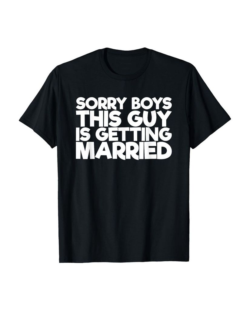 Lustiger T-Shirt „Sorry Jungs dieser Typ heiratet schwul“ | lustige-tshirts.de