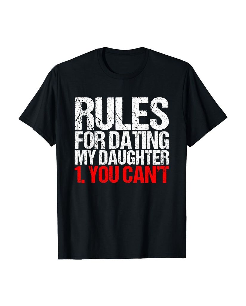Lustiger T-Shirt „Regeln für das Daten meiner Tochter Du“ | lustige-tshirts.de