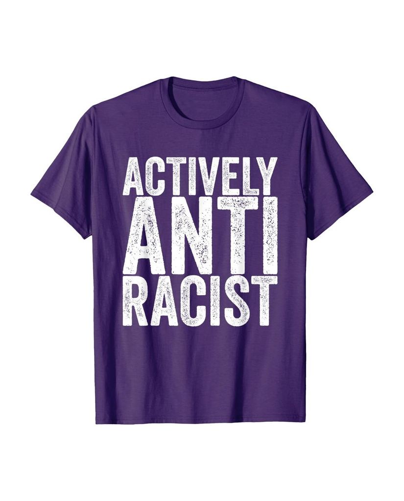 Witziges T-Shirt „Actively Anti Racist“ – Ansicht 30