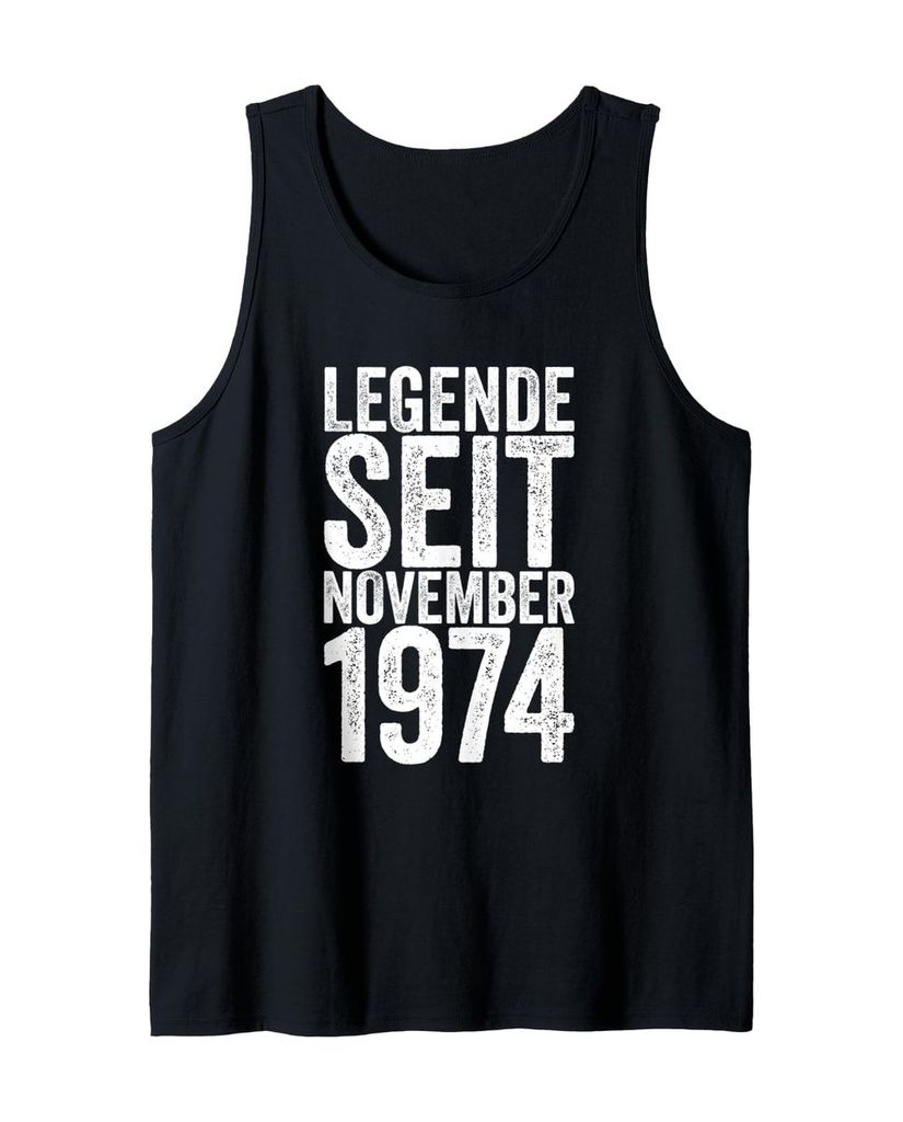 Lustiger Tank Top „Legende Seit November 1974“ | lustige-tshirts.de