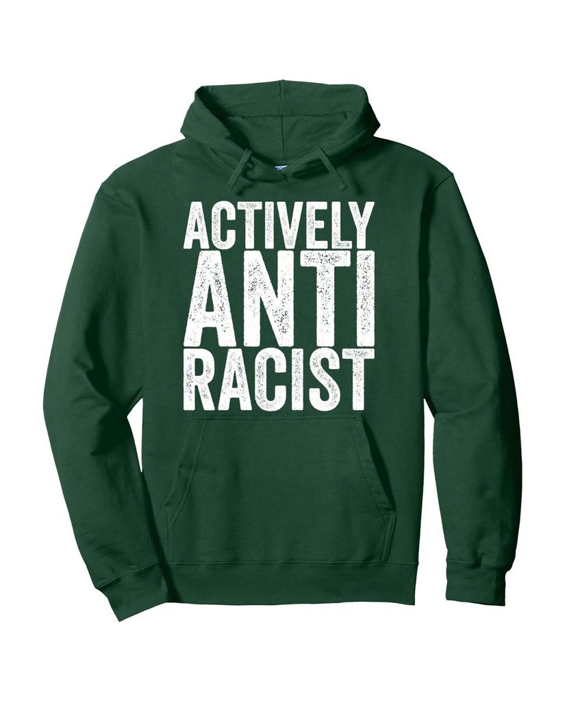 Lustiger Herbst Hoodie „Actively Anti Racist“ – Ansicht 13