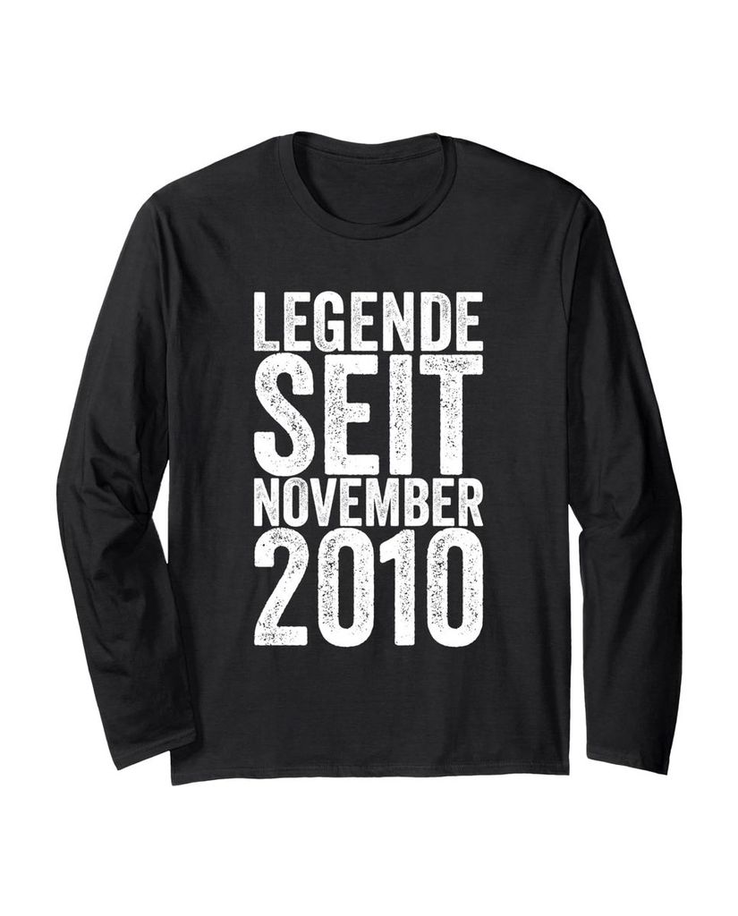 Lustiger Langarmshirt „Legende Seit November 2010“ | lustige-tshirts.de