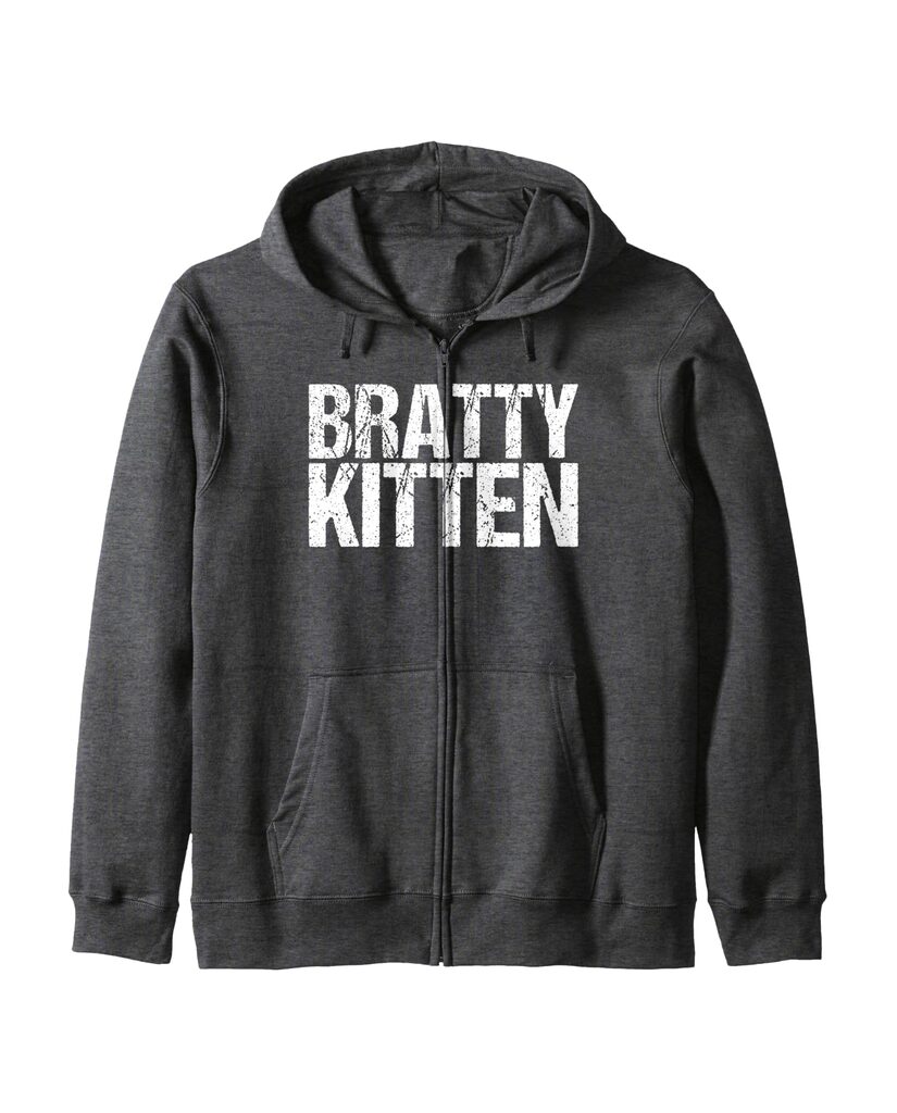 Verspielte Sweatjacke „Bratty Kitten“ – Ansicht 4