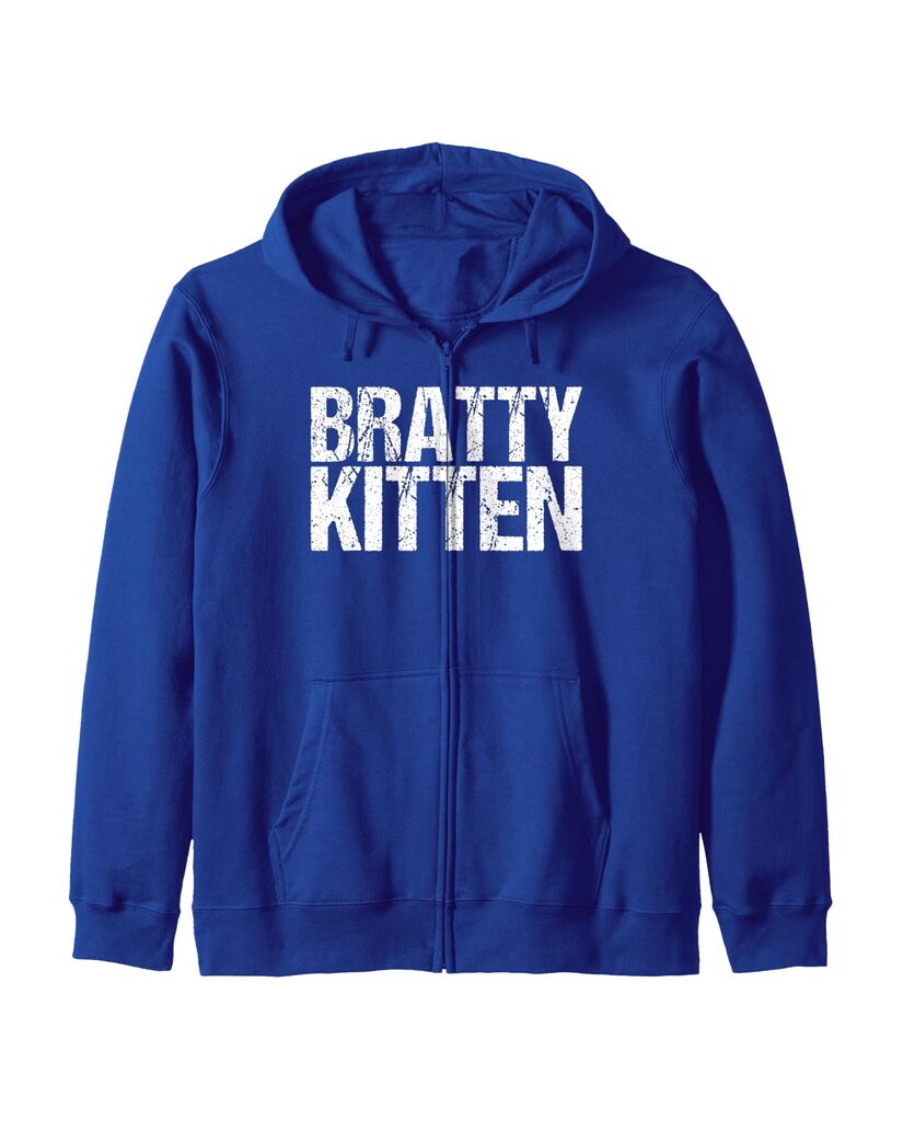 Verspielte Sweatjacke „Bratty Kitten“ – Ansicht 5