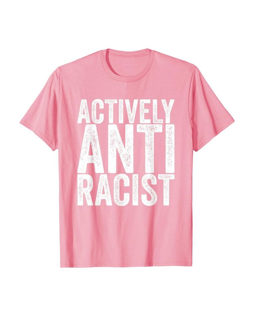 Witziges T-Shirt „Actively Anti Racist“ – Ansicht 28