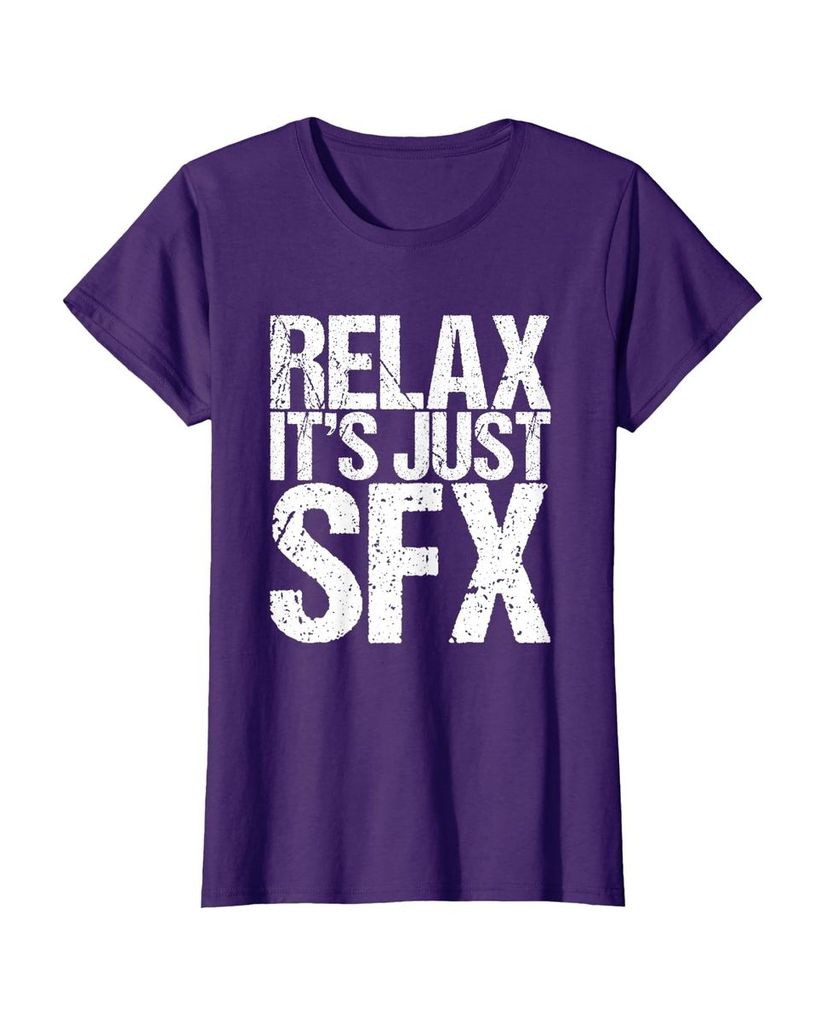 Lustiges Halloween T-Shirt „Relax It's Just Sfx“ – Ansicht 25