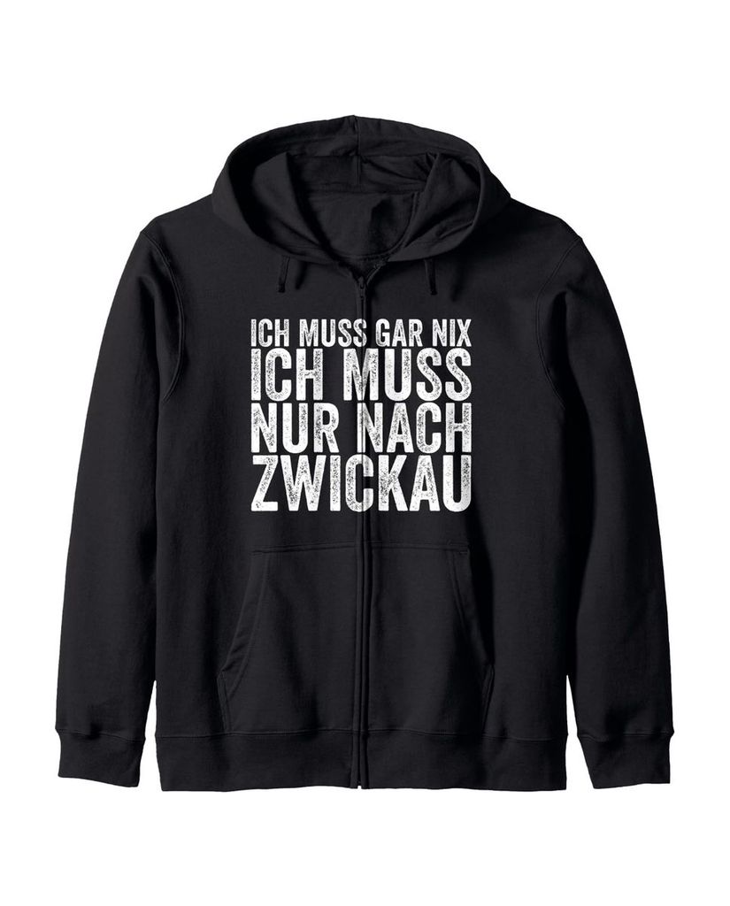 Lustiger Kapuzenjacke „Ich Muss Gar Nix Ich Muss Nur Nach“ | lustige-tshirts.de