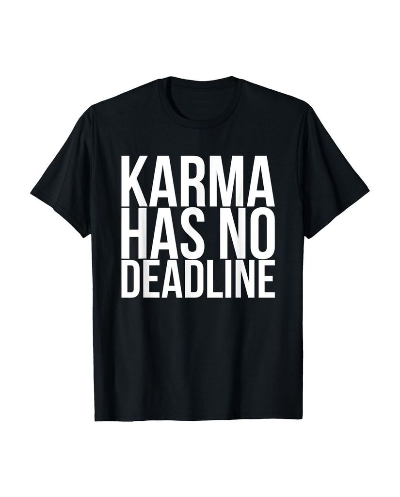 Lustiger T-Shirt „Karma hat keine Frist“ | lustige-tshirts.de