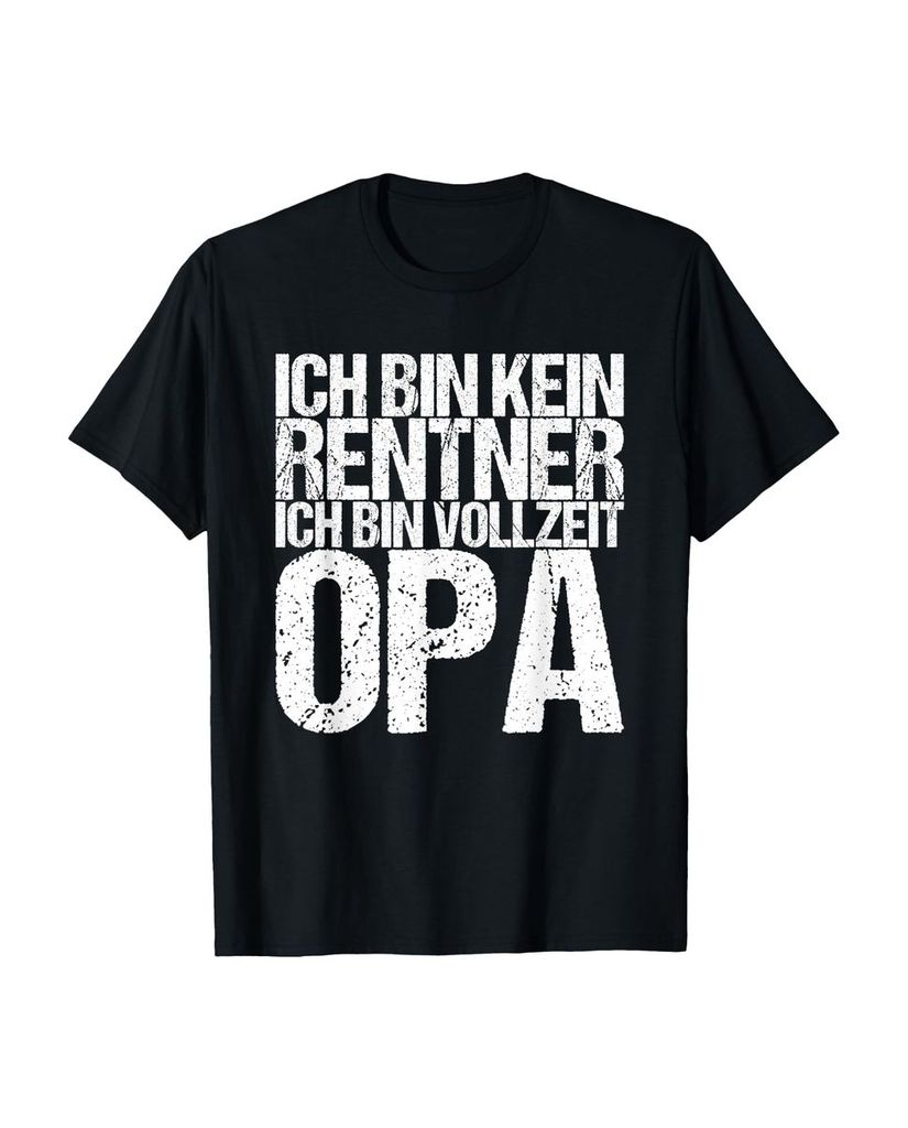 Lustiger T-Shirt „Ich Bin Kein Rentner Ich Bin Vollzeit“ | lustige-tshirts.de
