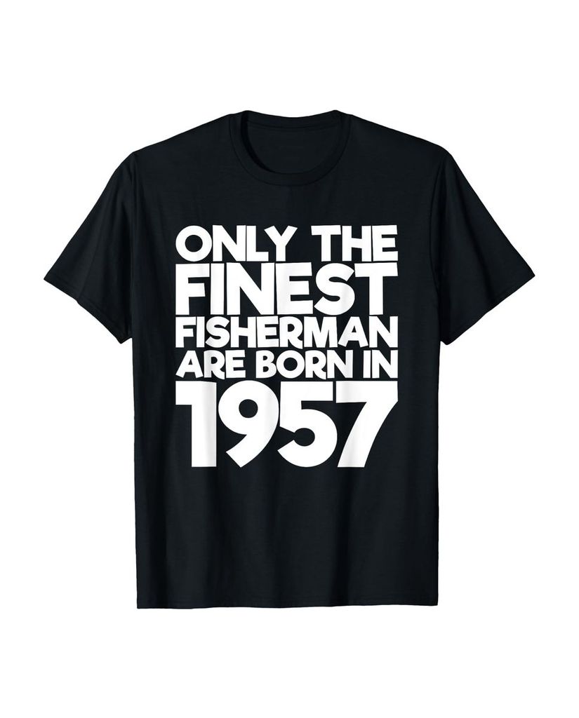 Lustiger T-Shirt „64 Jahre alt 1957 Lustiges Fischen 64.“ | lustige-tshirts.de
