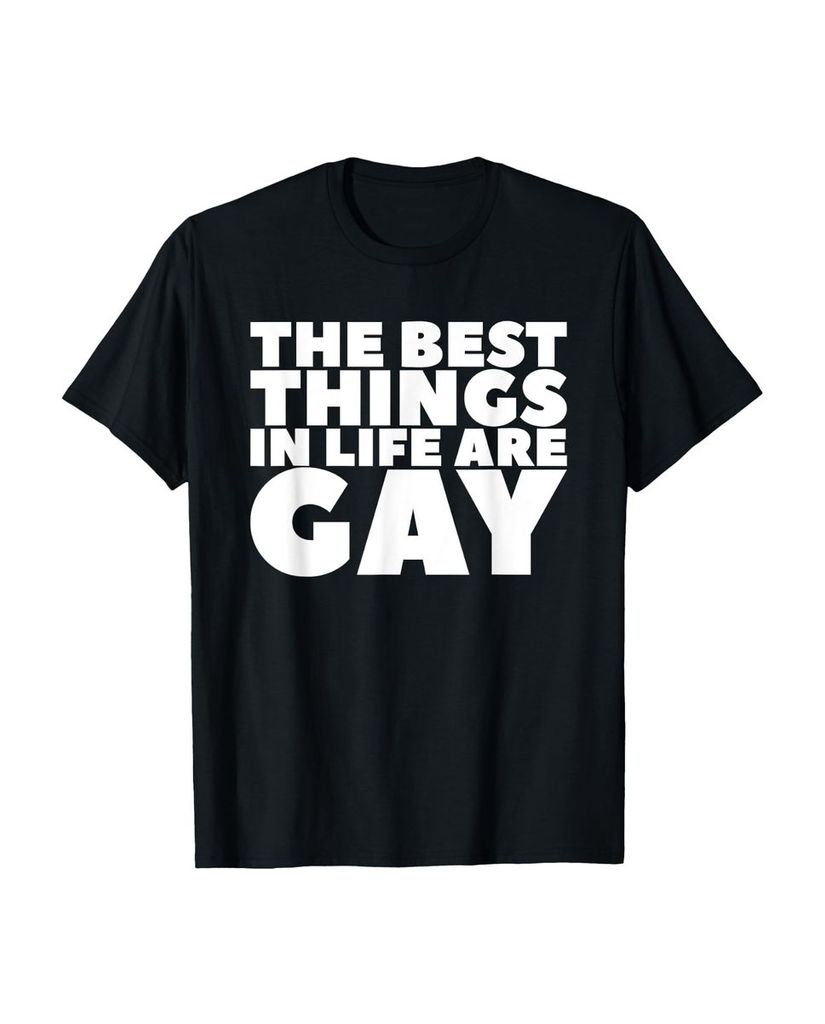 Lustiger T-Shirt „Die besten Dinge im Leben sind schwul“ | lustige-tshirts.de