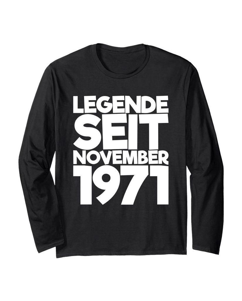 Lustiger Langarmshirt „Legende Seit November 1971“ | lustige-tshirts.de