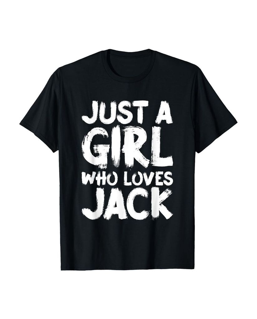 Lustiger T-Shirt „Nur ein Mädchen, das Jack liebt“ | lustige-tshirts.de