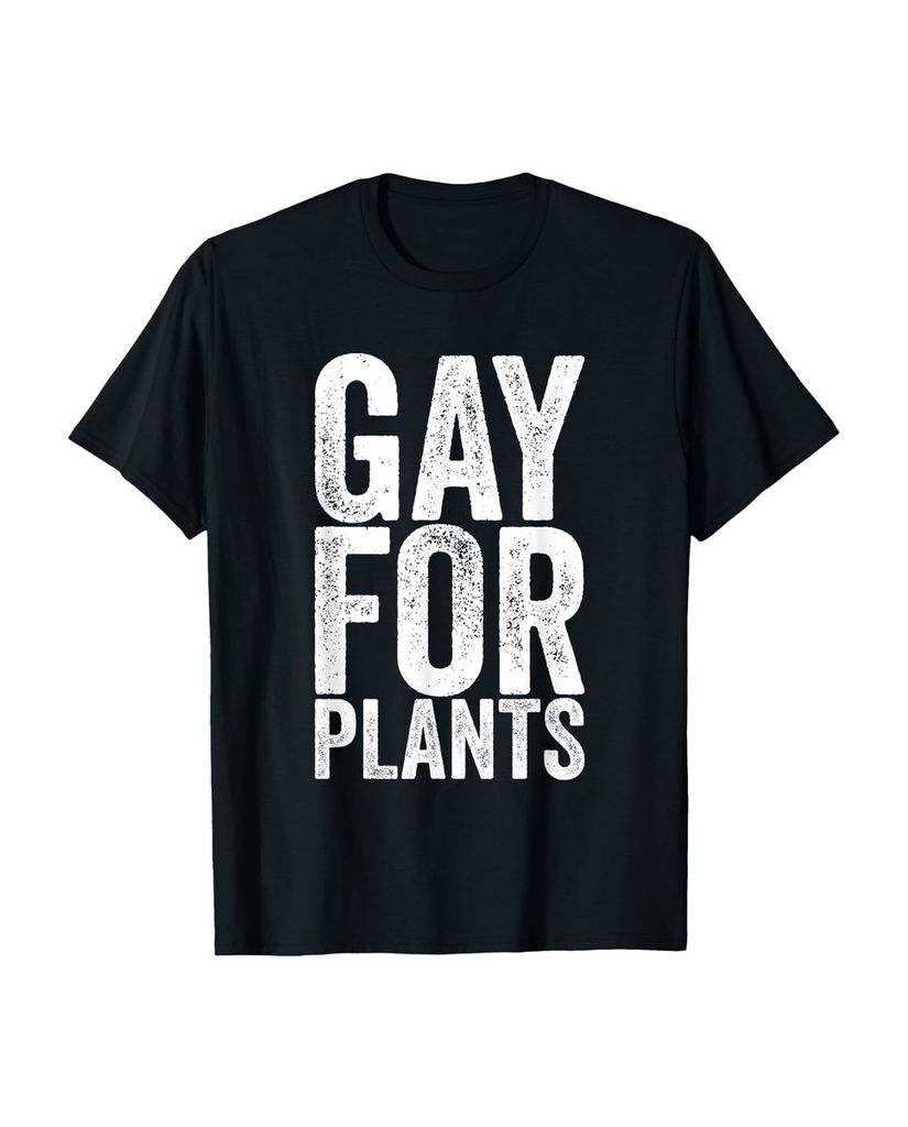Lustiger T-Shirt „Schwul für Pflanzen“ | lustige-tshirts.de
