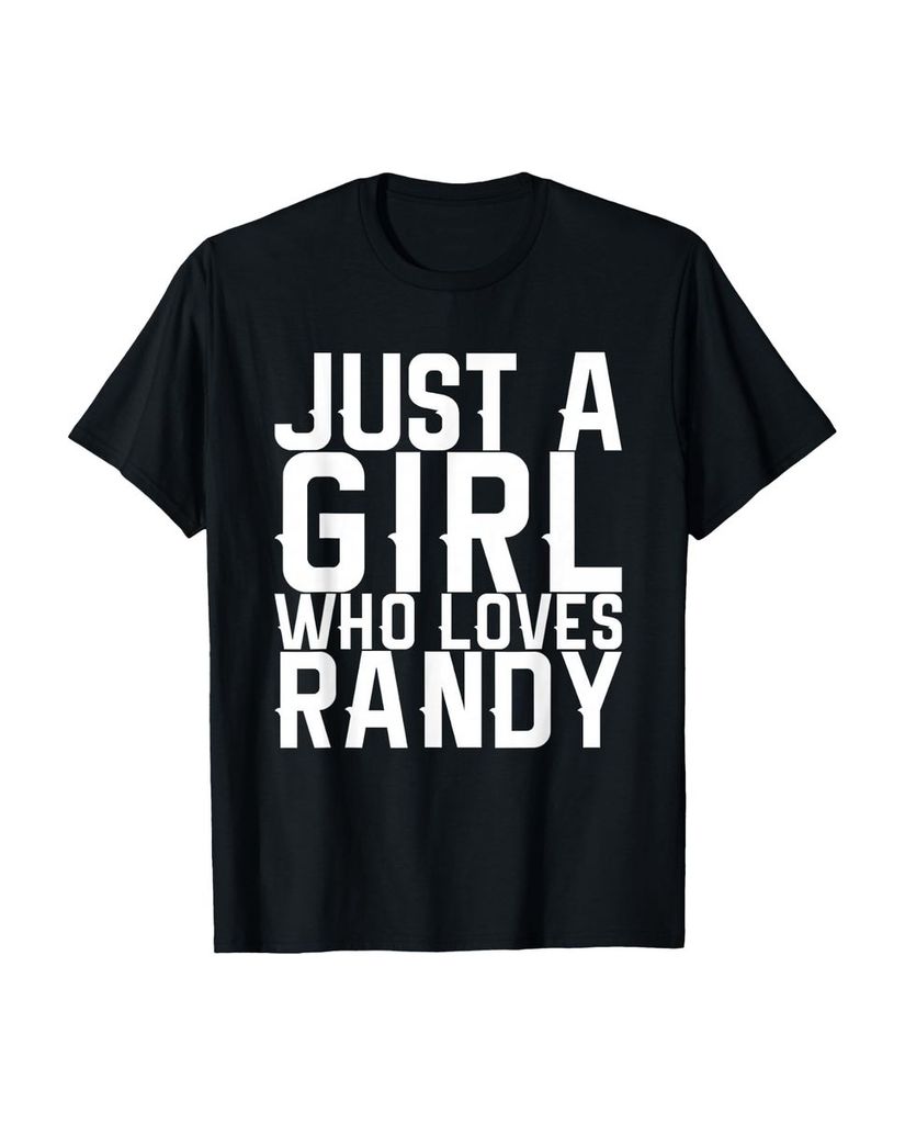 Lustiger T-Shirt „Nur ein Mädchen, das Randy liebt“ | lustige-tshirts.de