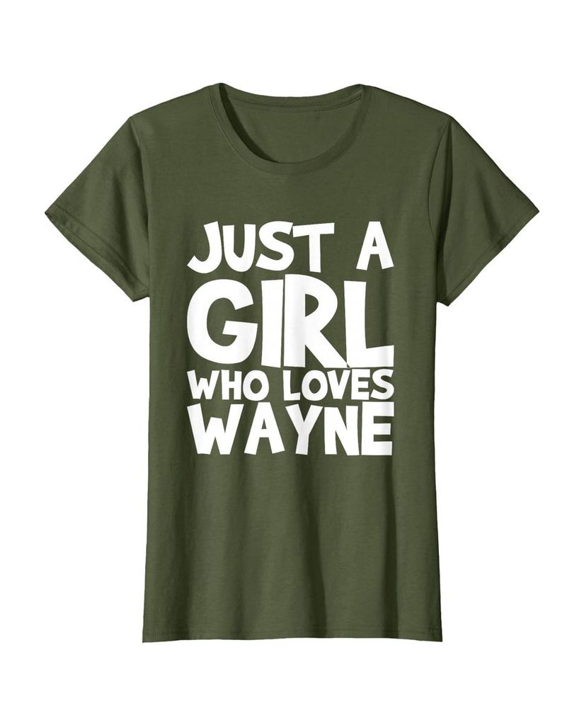 Sag einfach, wen du liebst: T-Shirt „Nur ein Mädchen das Wayne liebt“ – Ansicht 18