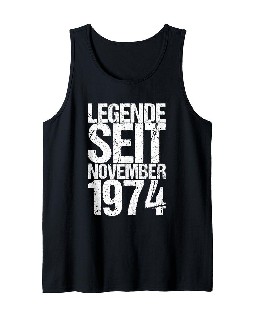 Lustiger Tank Top „Legende Seit November 1974“ | lustige-tshirts.de