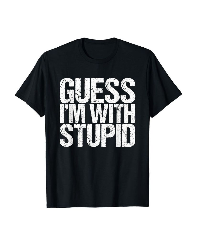 Lustiger T-Shirt „Ich bin mit dummem Paar Best Friend“ | lustige-tshirts.de