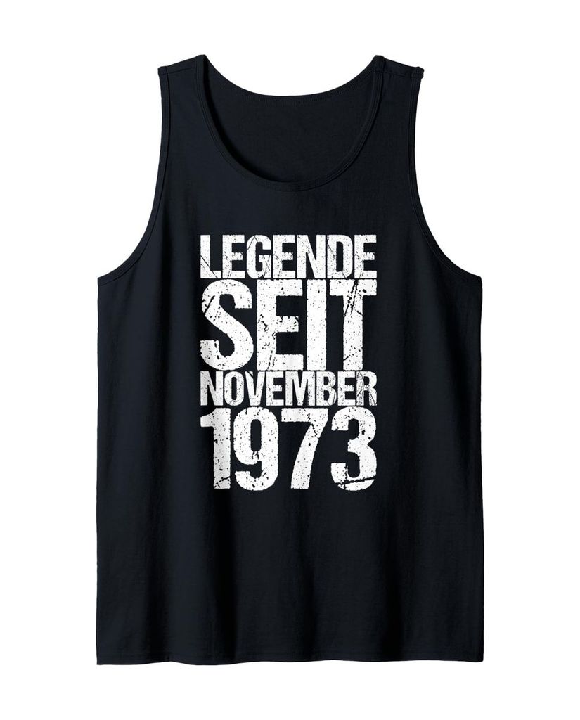 Lustiger Tank Top „Legende Seit November 1973“ | lustige-tshirts.de