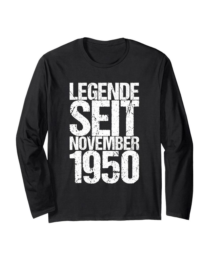 Lustiger Langarmshirt „Legende Seit November 1950“ | lustige-tshirts.de