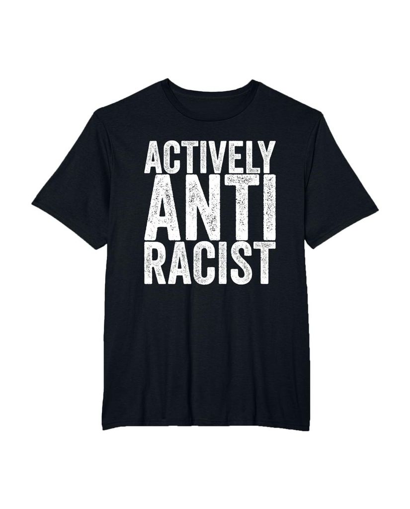 Witziges T-Shirt „Actively Anti Racist“ – Ansicht 26