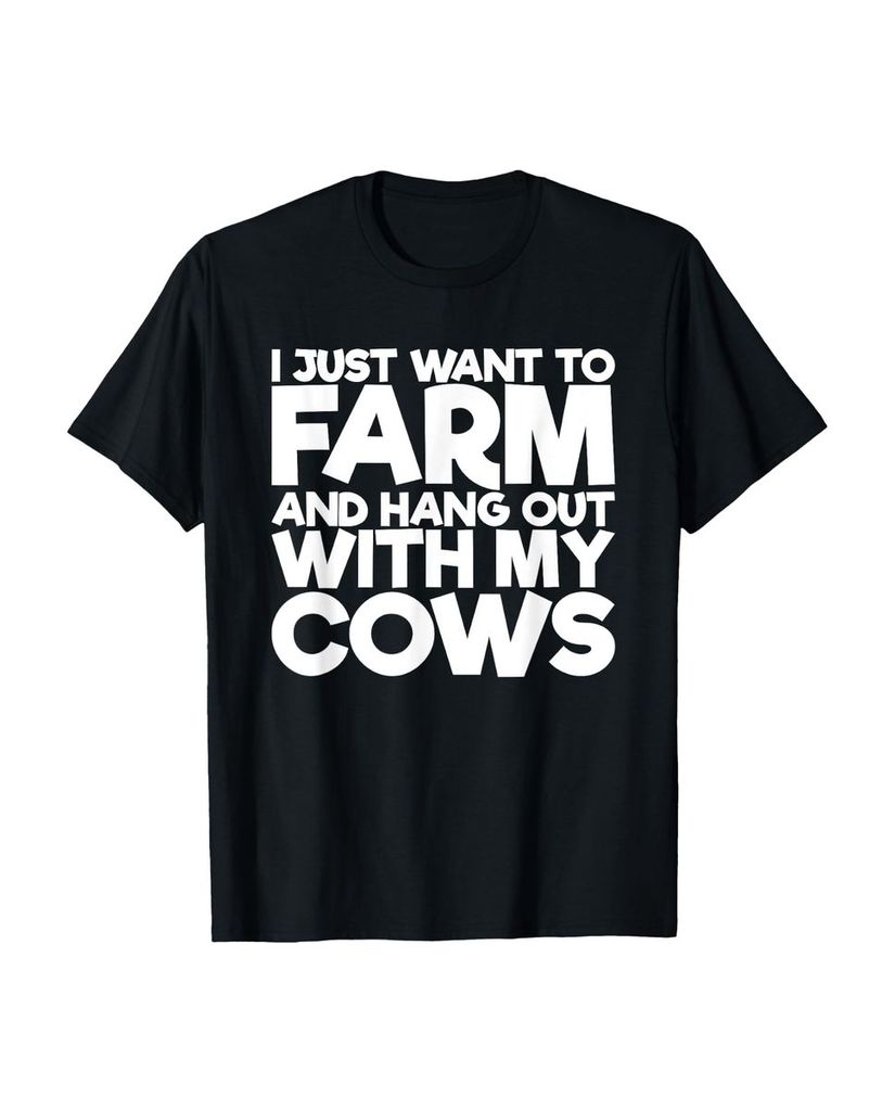 Lustiger T-Shirt „Ich will einfach nur farmen und mit“ | lustige-tshirts.de