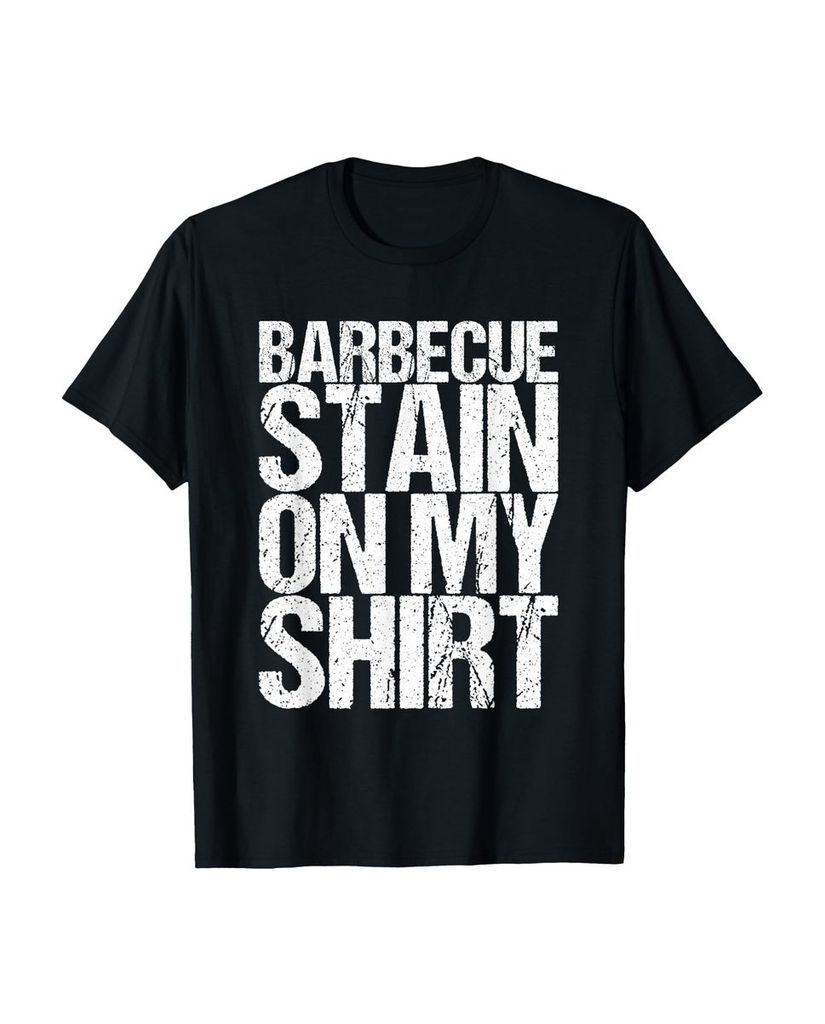 Lustiger T-Shirt „Grillfleck auf meinem Hemd“ | lustige-tshirts.de