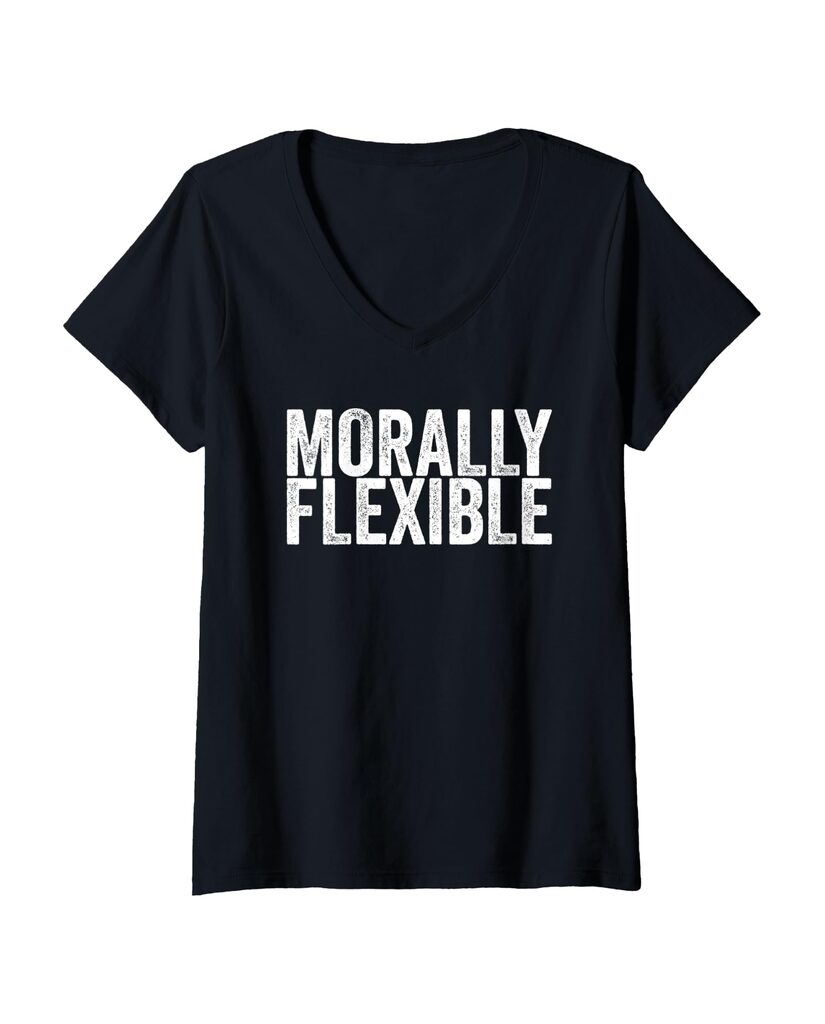 Witziges Geburtstags T-Shirt „Morally Flexible“ – Ansicht 2