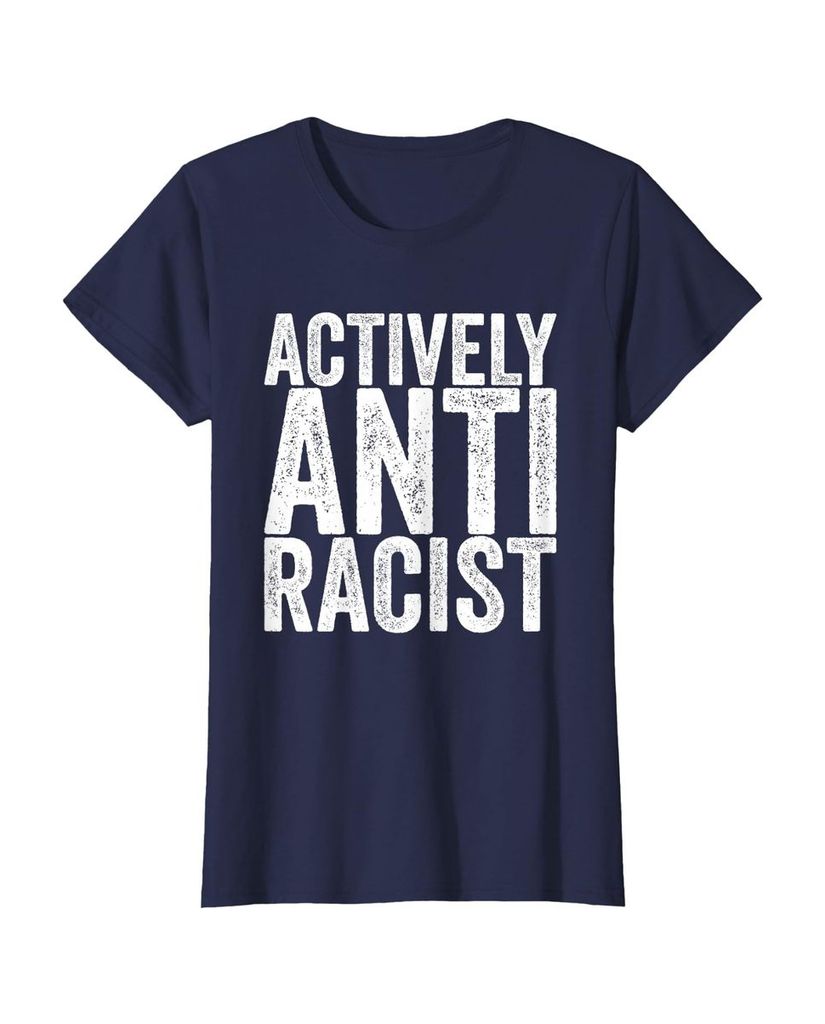 Witziges T-Shirt „Actively Anti Racist“ – Ansicht 15