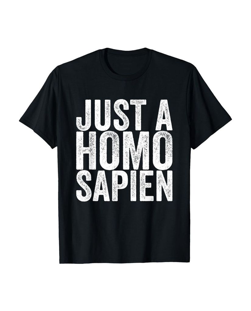 Lustiger T-Shirt „Nur ein Homo Sapien“ | lustige-tshirts.de