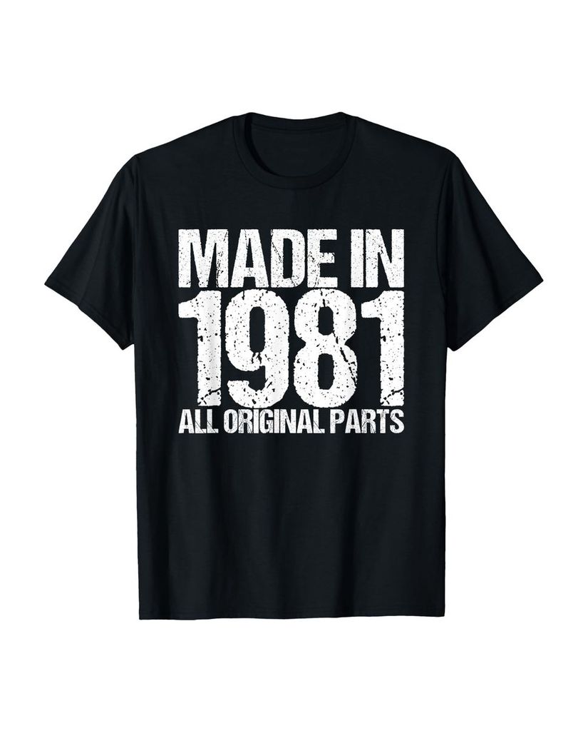 Lustiger T-Shirt „40 Years Old Made in 1981 Lustiger 40.“ | lustige-tshirts.de