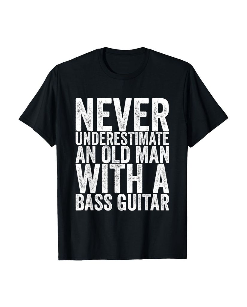 Lustiger T-Shirt „Never Underestimate An Old Man“ | lustige-tshirts.de