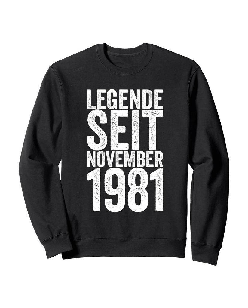 Lustiger Sweatshirt „Legende Seit November 1981“ | lustige-tshirts.de