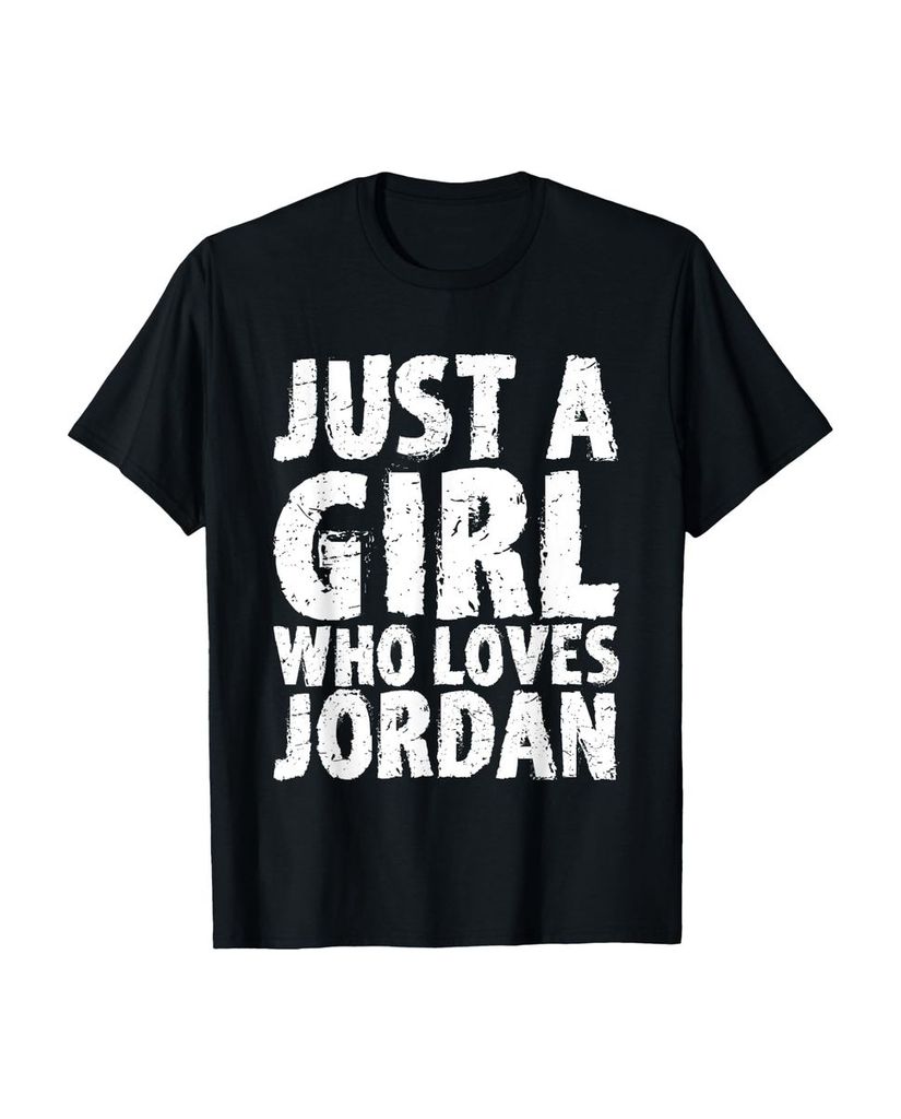 Lustiger T-Shirt „Nur ein Mädchen, das Jordanien liebt“ | lustige-tshirts.de