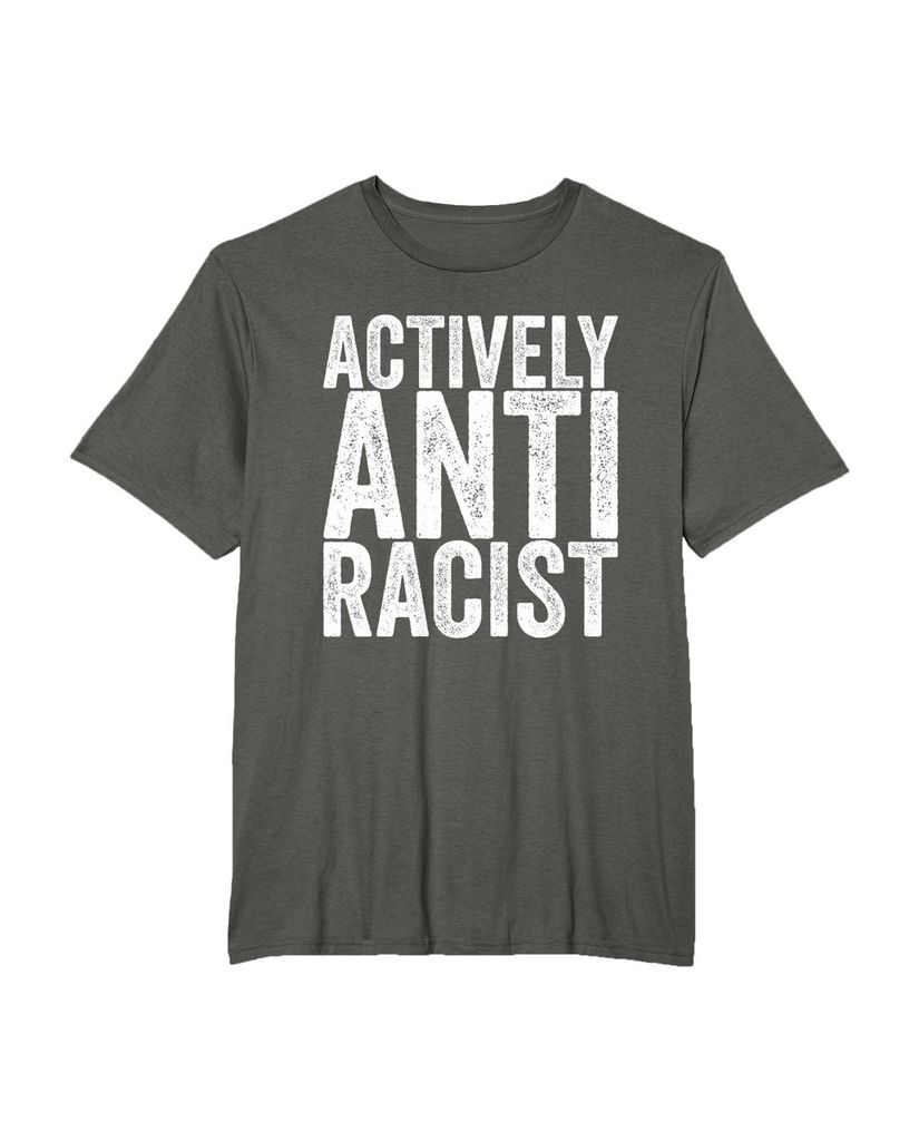 Witziges T-Shirt „Actively Anti Racist“ – Ansicht 17
