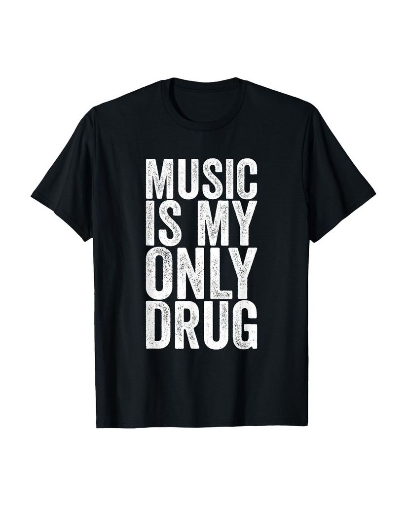Lustiger T-Shirt „Music Is My Only Droge, lustig“ | lustige-tshirts.de