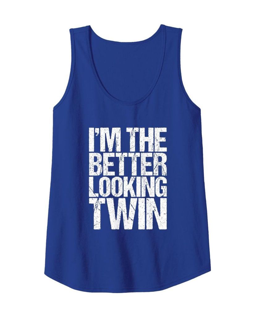 Humorvolles Geburtstags Tanktop „I'm The Better Looking Twin“ – Ansicht 16