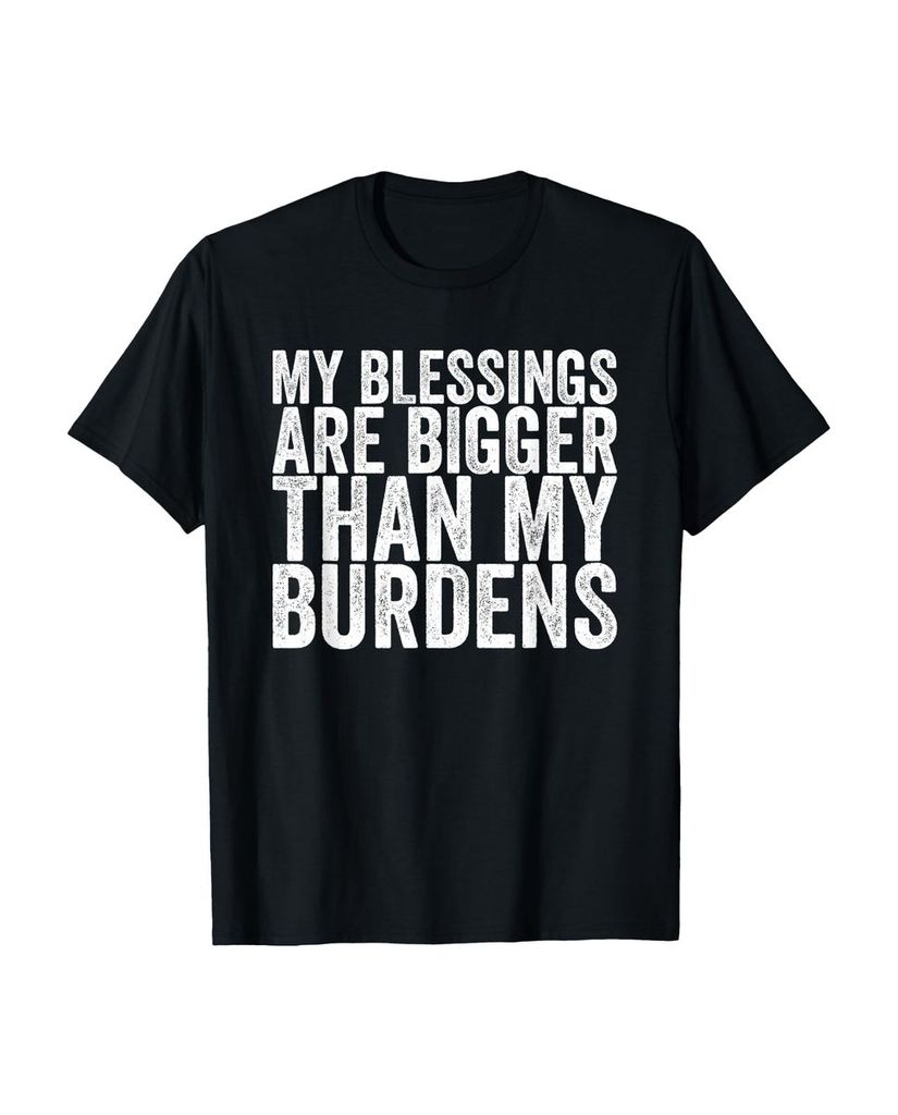 Lustiger T-Shirt „Mein Segen ist größer als meine Last“ | lustige-tshirts.de