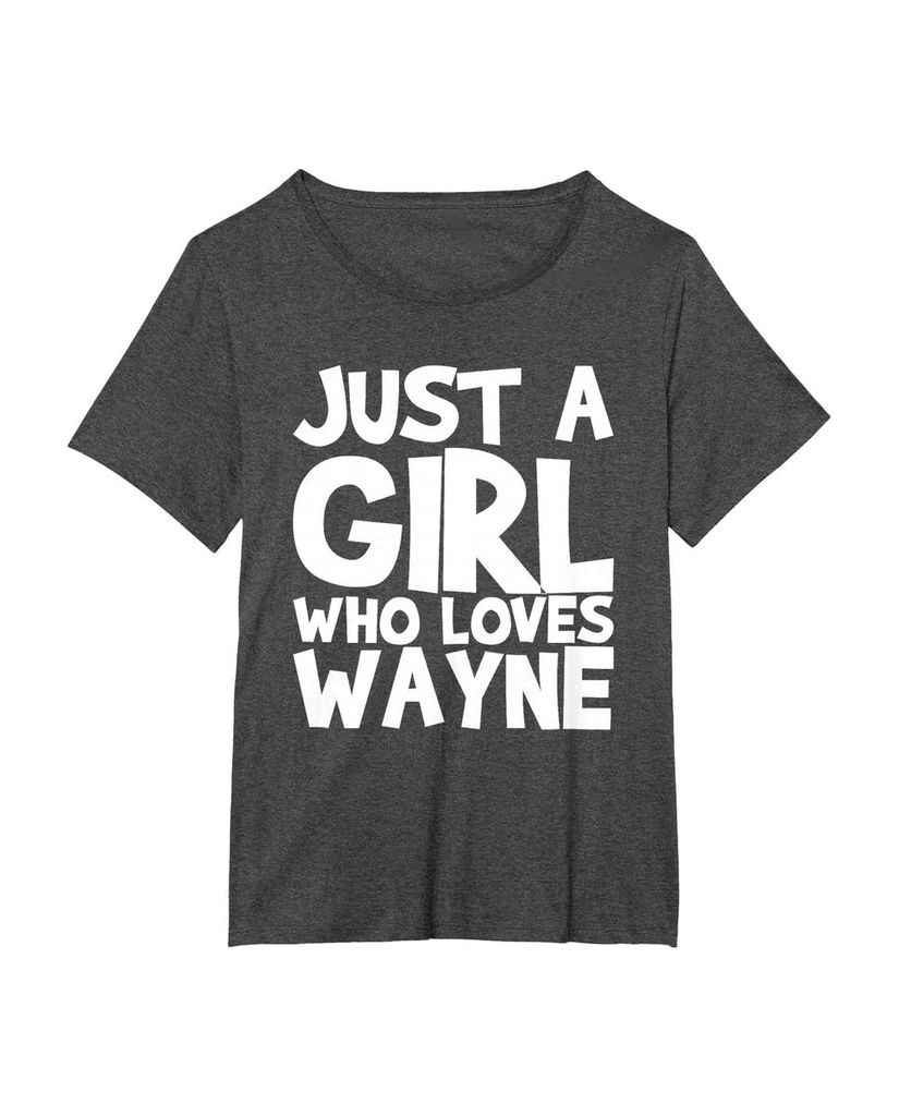 Sag einfach, wen du liebst: T-Shirt „Nur ein Mädchen das Wayne liebt“ – Ansicht 42
