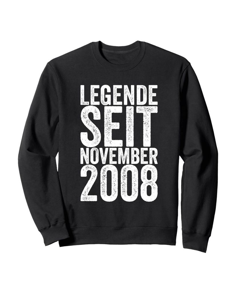 Lustiger Sweatshirt „Legende Seit November 2008“ | lustige-tshirts.de