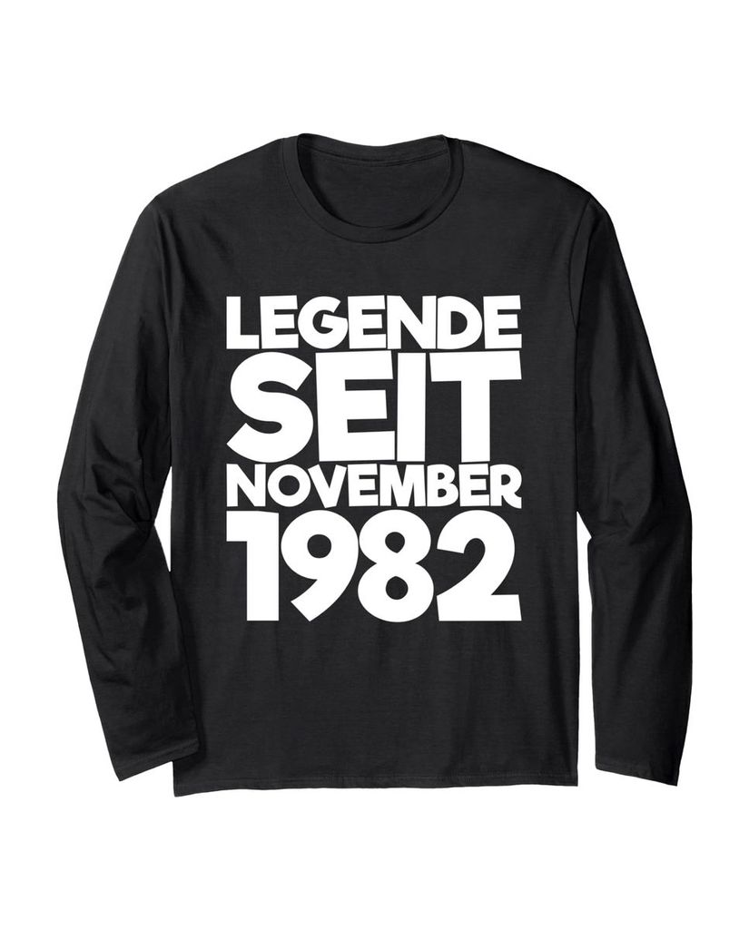 Lustiger Langarmshirt „Legende Seit November 1982“ | lustige-tshirts.de