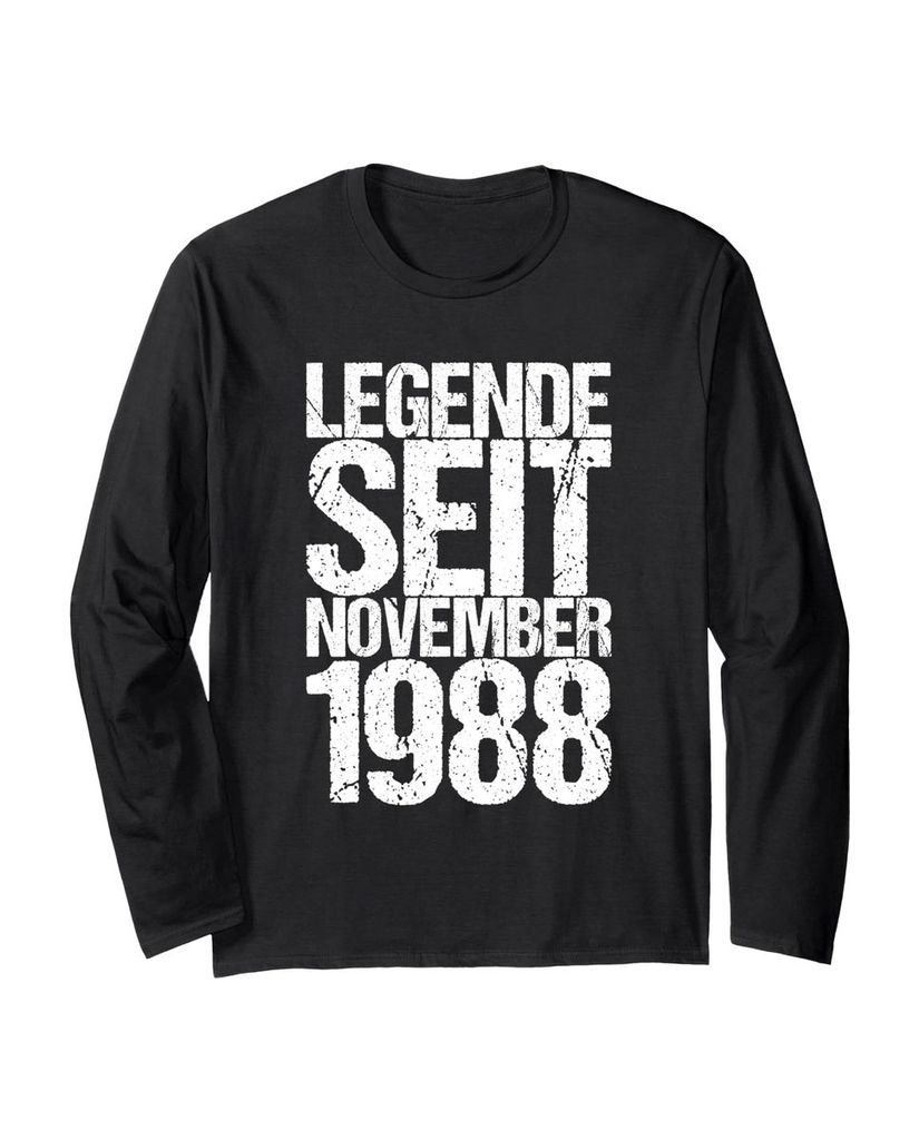 Lustiger Langarmshirt „Legende Seit November 1988“ | lustige-tshirts.de