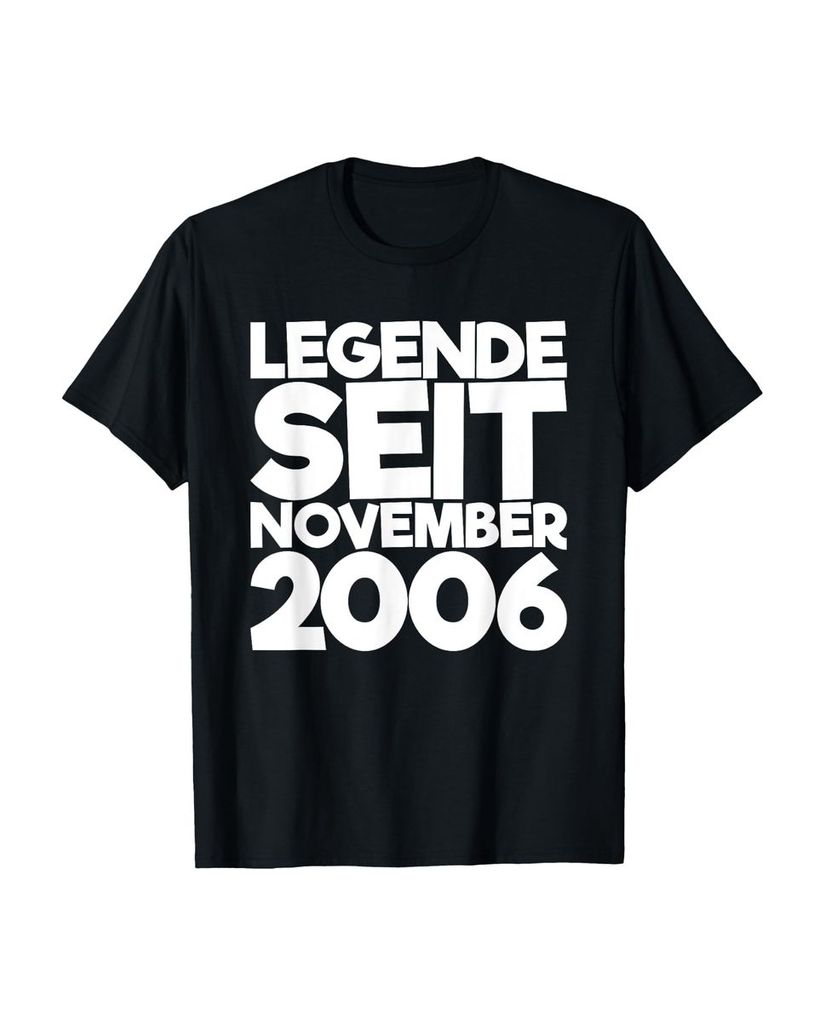 Lustiger T-Shirt „Legende Seit November 2006“ | lustige-tshirts.de