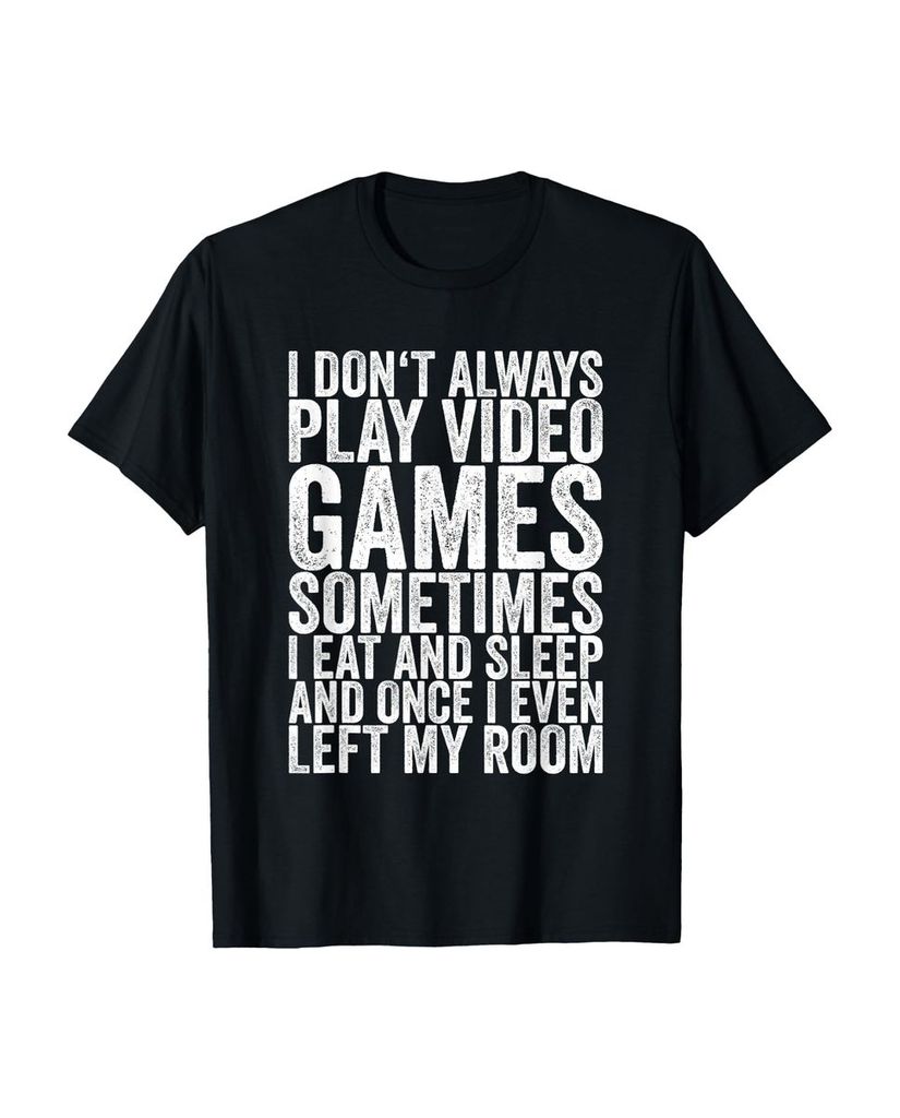 Lustiger T-Shirt „Ich spiele nicht immer Videospiele“ | lustige-tshirts.de