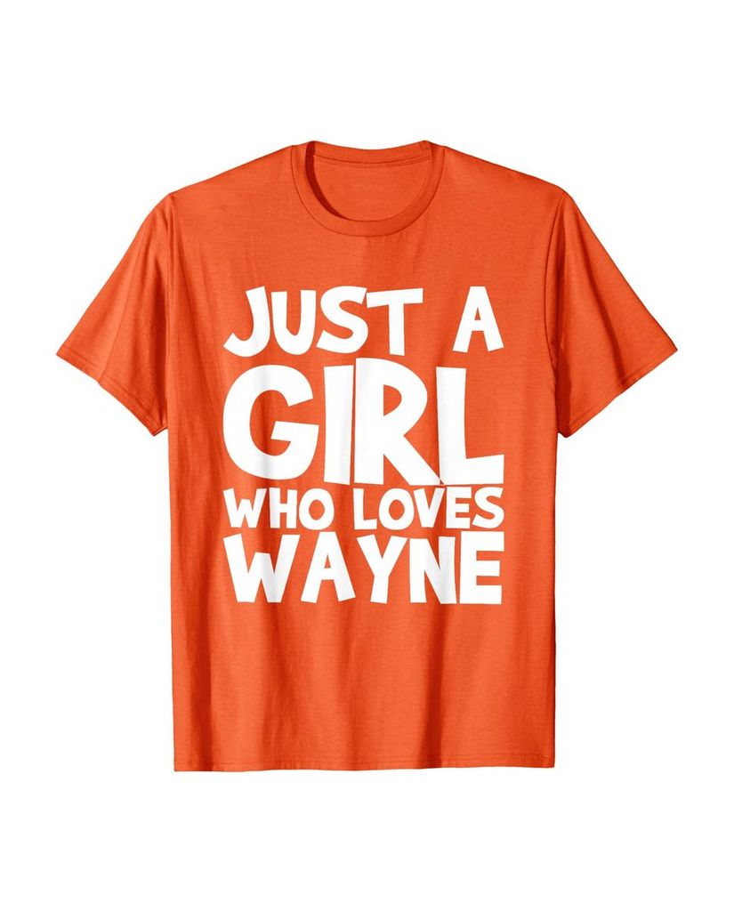 Sag einfach, wen du liebst: T-Shirt „Nur ein Mädchen das Wayne liebt“ – Ansicht 40